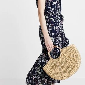 GAP Floral Navy Dress